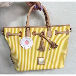 DOONEY & BOURKE East/West Tassel Shopper Tote Top Handle Shoulder bag